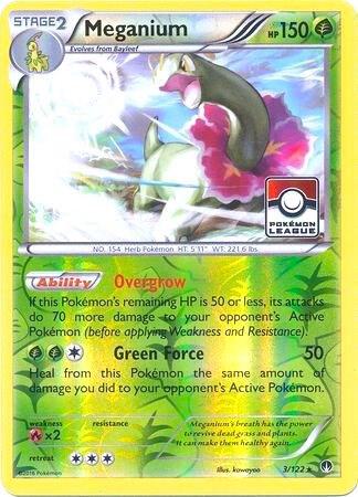 Meganium - 3/122 (Pokemon League) 003/122 card from League & Championship Cards