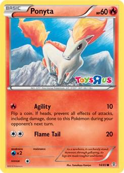 Ponyta - 14/83 (Toys R Us Promo) 014/083 card from Miscellaneous Cards & Products