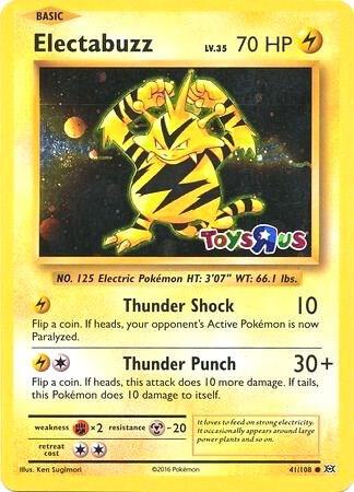 Electabuzz - 41/108 (Toys R Us Promo) 041/108 card from Miscellaneous Cards & Products