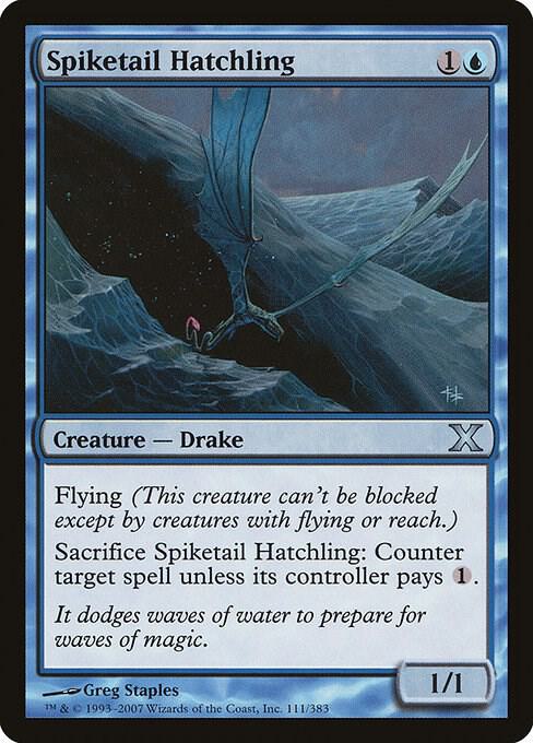 Spiketail Hatchling 111 card from 10th Edition