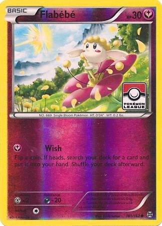 Flabebe (Pokemon League) 101/162 card from League & Championship Cards