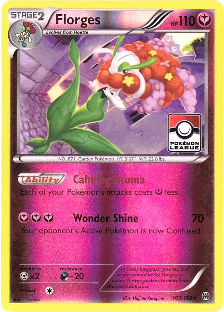 Florges (Pokemon League) 103/162 card from League & Championship Cards