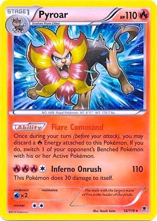 Pyroar - 12/119 (Cosmos Holo) 012/119 card from Blister Exclusives