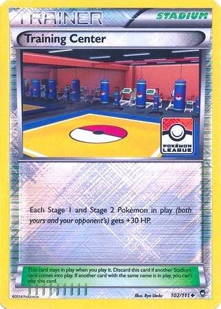 Training Center (Pokemon League) 102/111 card from League & Championship Cards