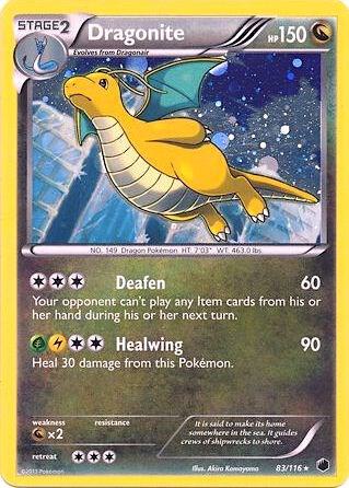 Dragonite - 83/116 (Cosmos Holo) 083/116 card from Blister Exclusives