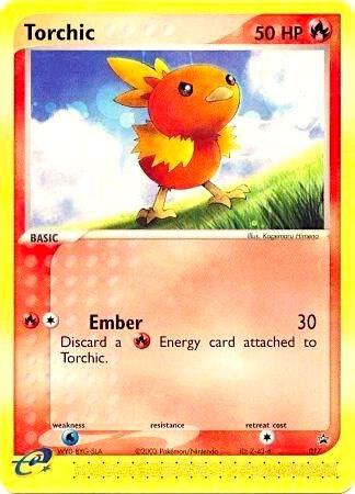 Torchic (Target Promo) 017 card from Nintendo Promos