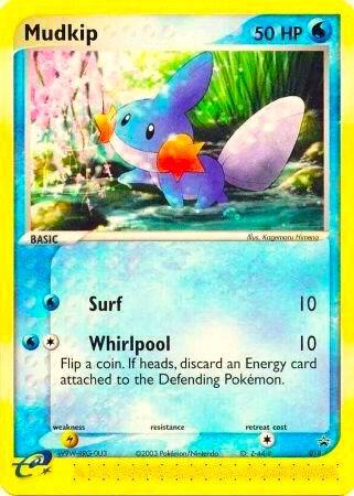 Mudkip (Target Promo) 018 card from Nintendo Promos