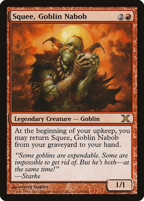 Squee, Goblin Nabob 239 card from 10th Edition