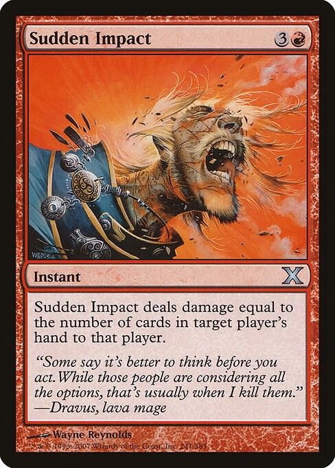 Sudden Impact 241 card from 10th Edition