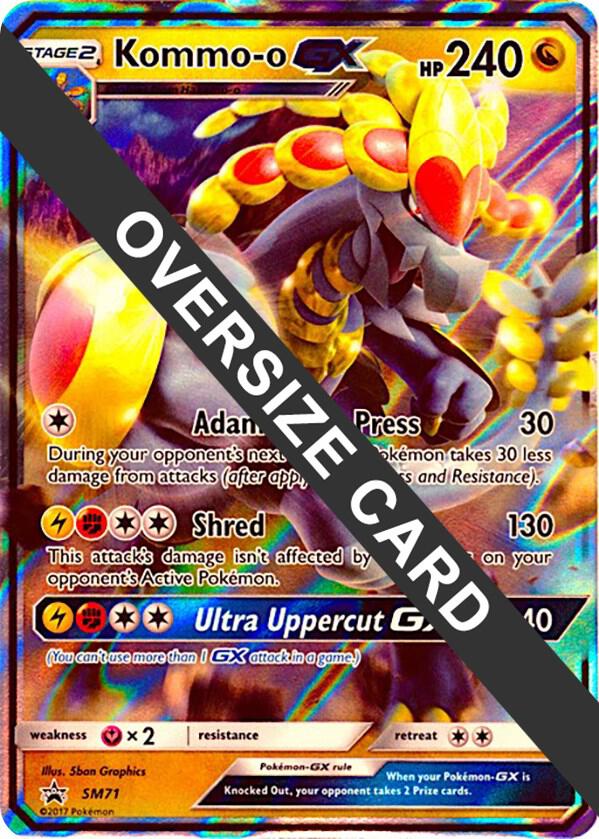 Kommo-o GX (SM Black Star Promo) SM71 card from Jumbo Cards