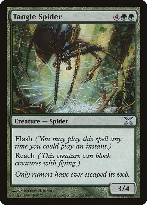 Tangle Spider 303 card from 10th Edition
