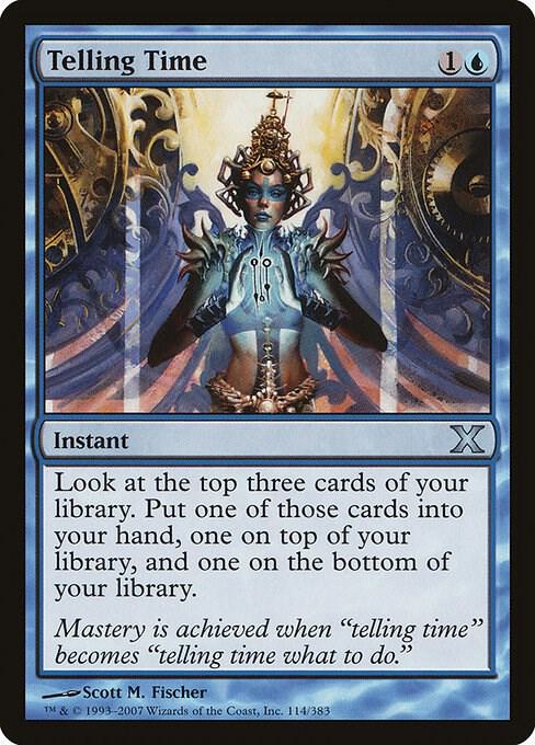 Telling Time 114 card from 10th Edition