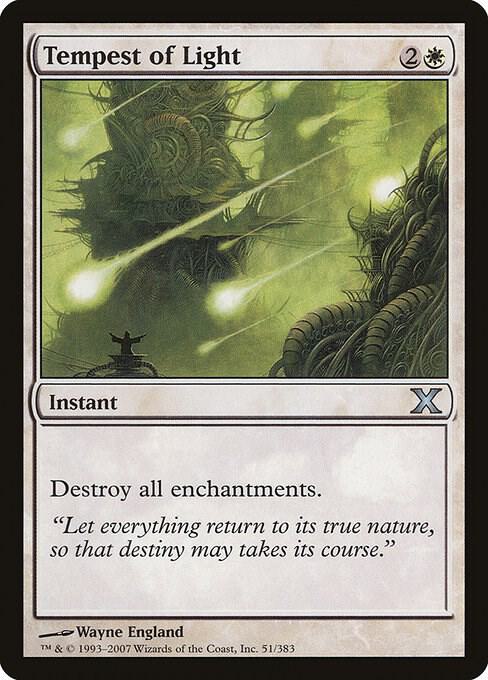 Tempest of Light 51 card from 10th Edition