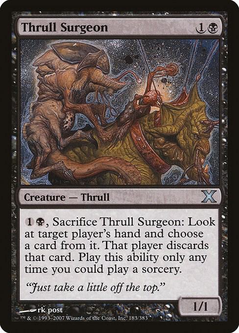 Thrull Surgeon 183 card from 10th Edition