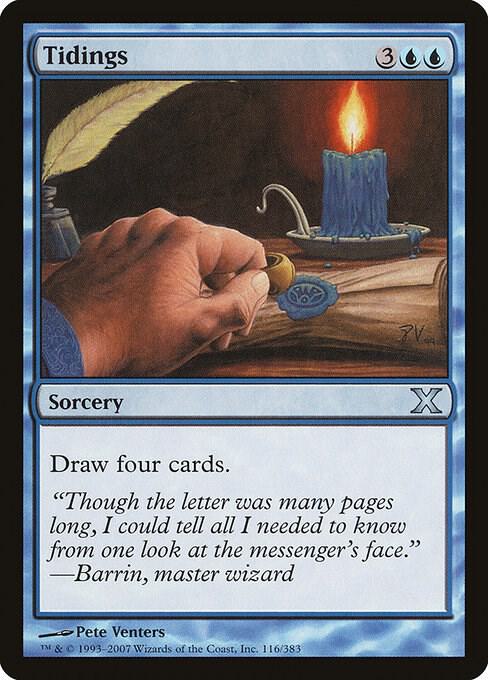 Tidings 116 card from 10th Edition