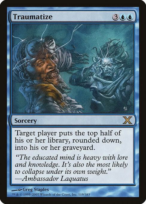 Traumatize 119 card from 10th Edition