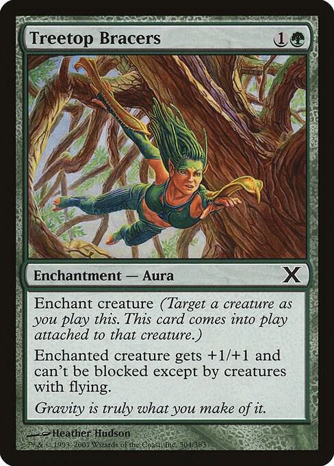 Treetop Bracers 304 card from 10th Edition