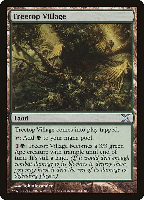 Treetop Village 361 card from 10th Edition