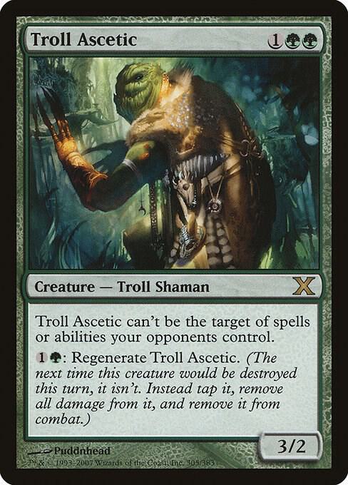 Troll Ascetic 305 card from 10th Edition