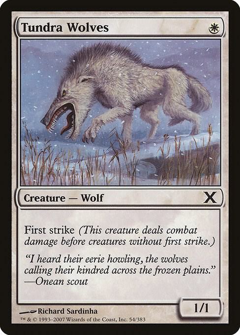 Tundra Wolves 54 card from 10th Edition