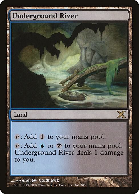 Underground River 362 card from 10th Edition