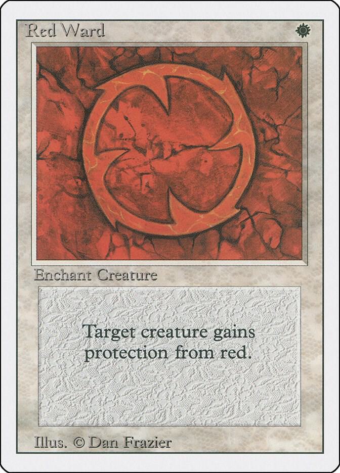 Red Ward card from Revised Edition