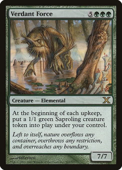 Verdant Force 307 card from 10th Edition