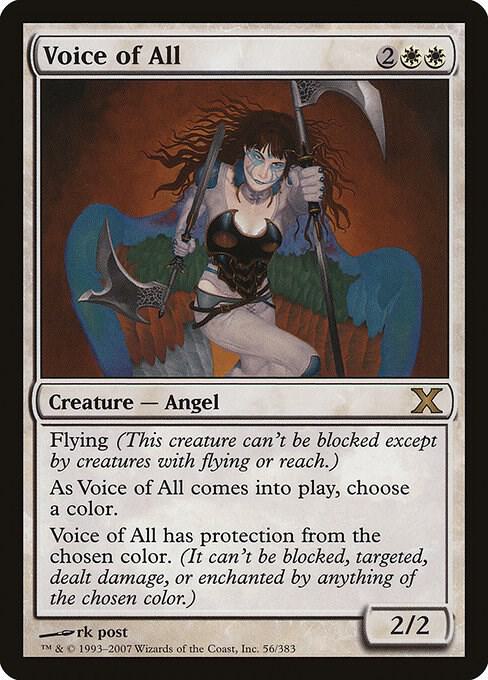 Voice of All 56 card from 10th Edition
