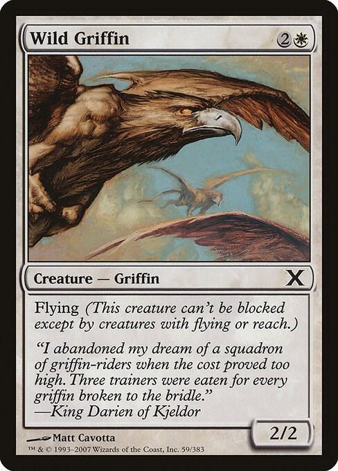 Wild Griffin 59 card from 10th Edition