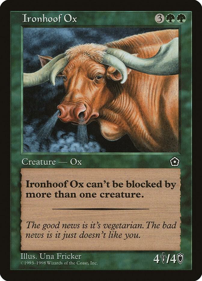 Ironhoof Ox card from Portal Second Age