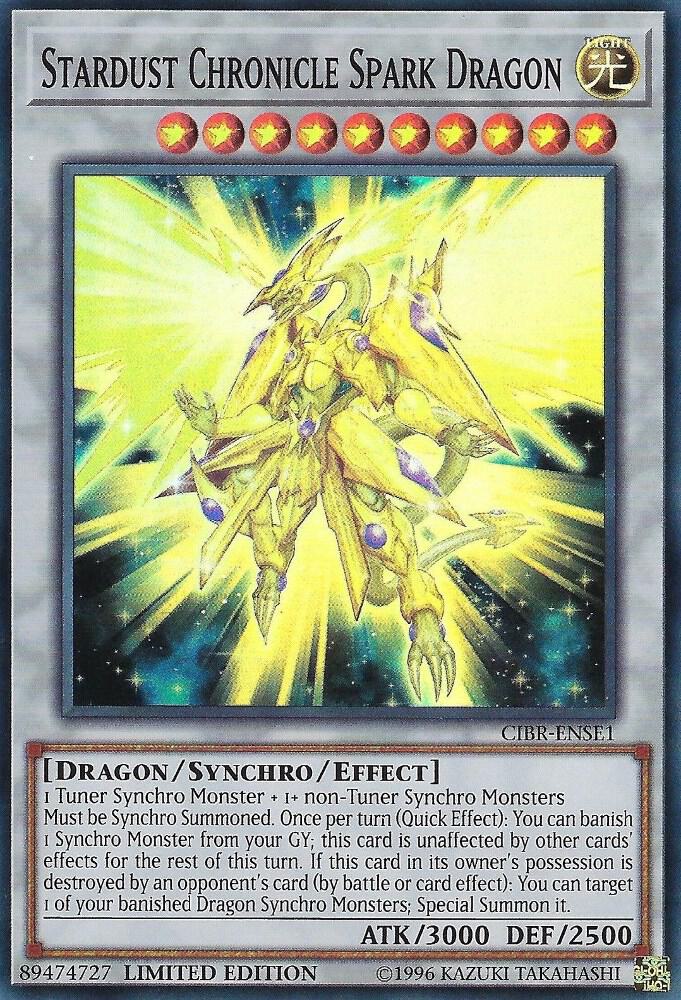 Stardust Chronicle Spark Dragon CIBR-ENSE1 card from Circuit Break