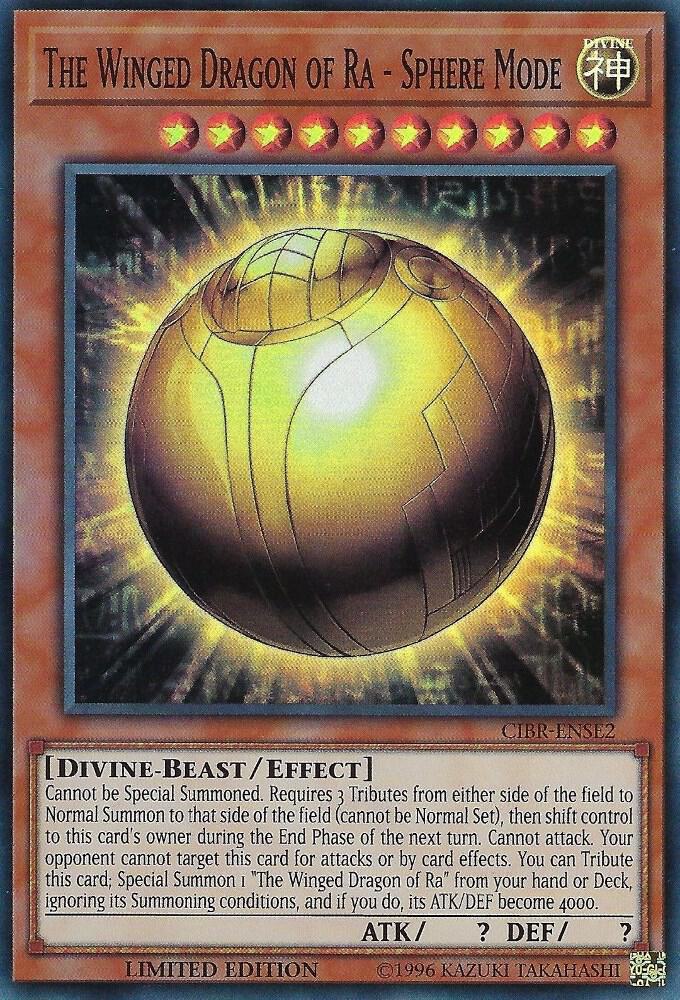 The Winged Dragon of Ra - Sphere Mode CIBR-ENSE2 card from Circuit Break