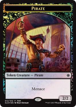 Pirate // Treasure Double-Sided Token 12 card from FNM Promos