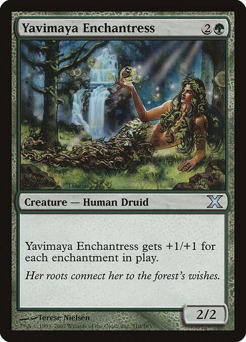 Yavimaya Enchantress 310 card from 10th Edition