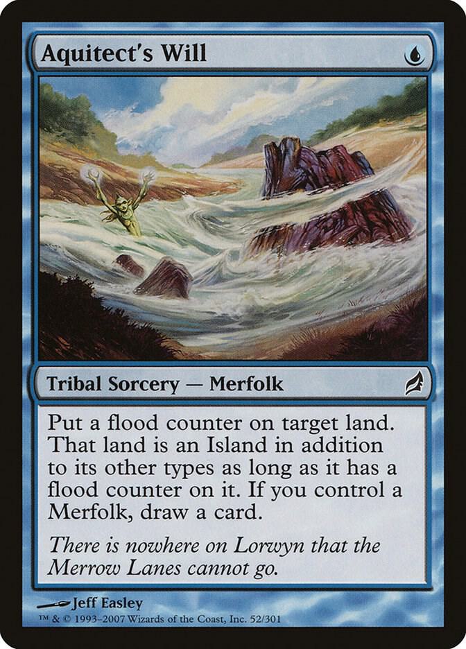 Aquitect's Will 52 card from Lorwyn