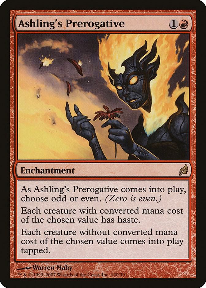 Ashling's Prerogative 150 card from Lorwyn
