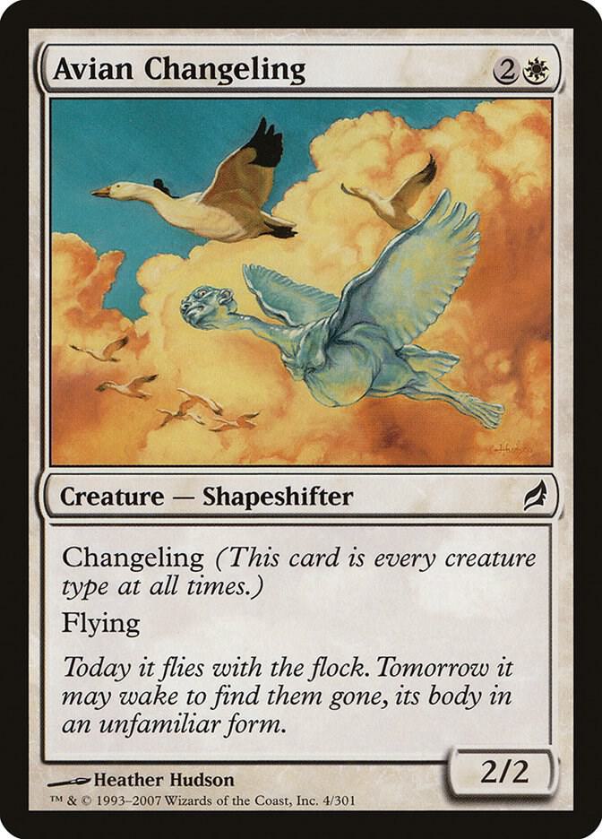 Avian Changeling 4 card from Lorwyn
