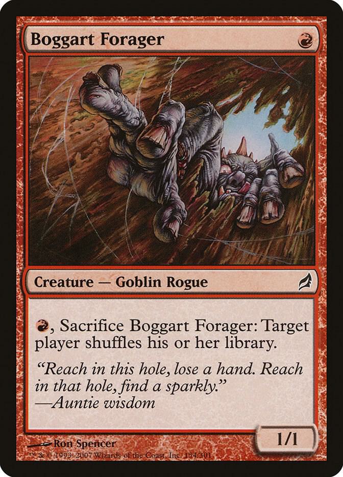 Boggart Forager 154 card from Lorwyn