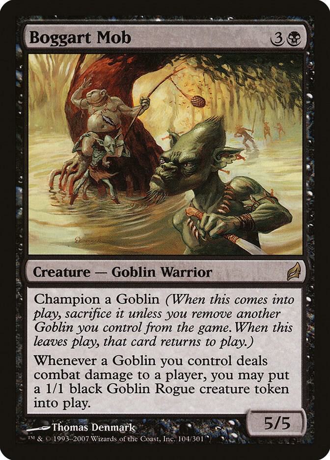 Boggart Mob 104 card from Lorwyn