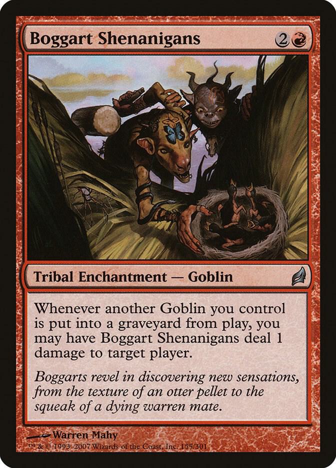 Boggart Shenanigans 155 card from Lorwyn