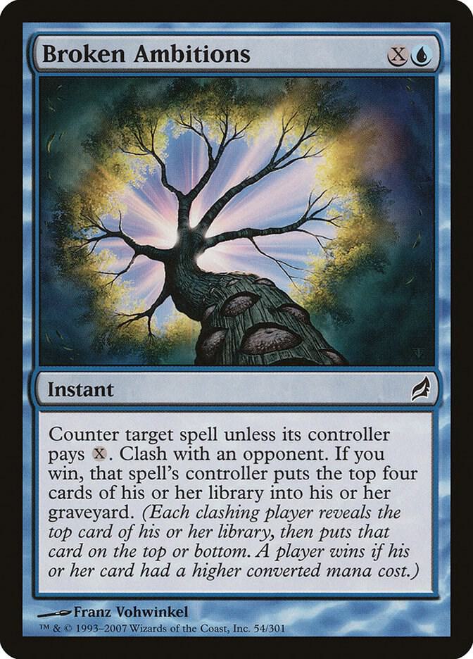 Broken Ambitions 54 card from Lorwyn