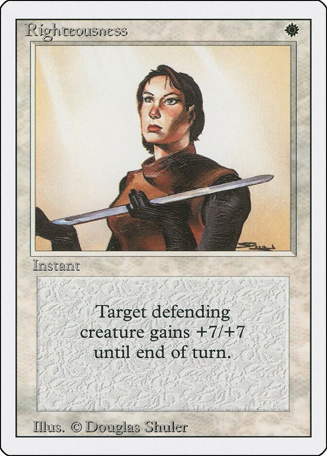 Righteousness card from Revised Edition