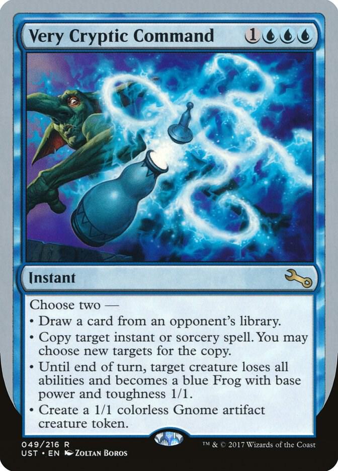 Very Cryptic Command (C) 49 card from Unstable