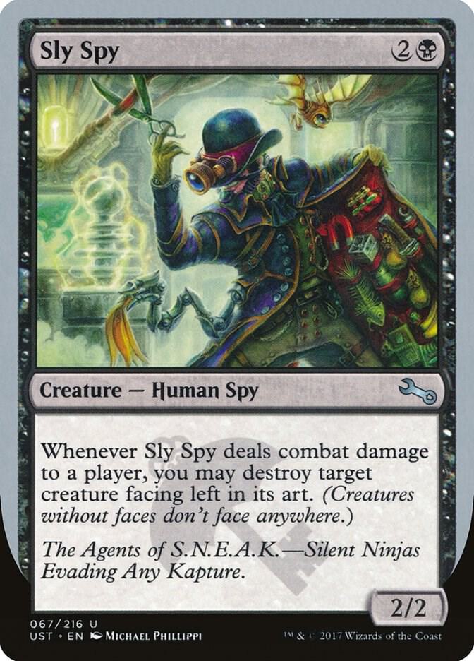Sly Spy (B) 67 card from Unstable