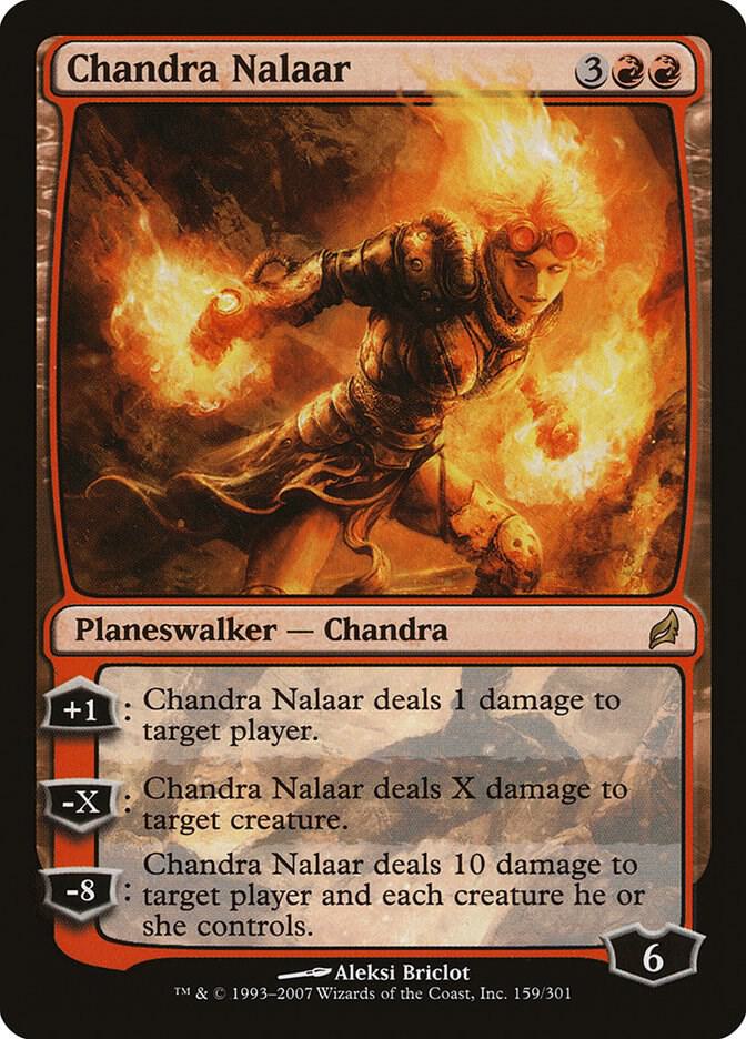 Chandra Nalaar 159 card from Lorwyn