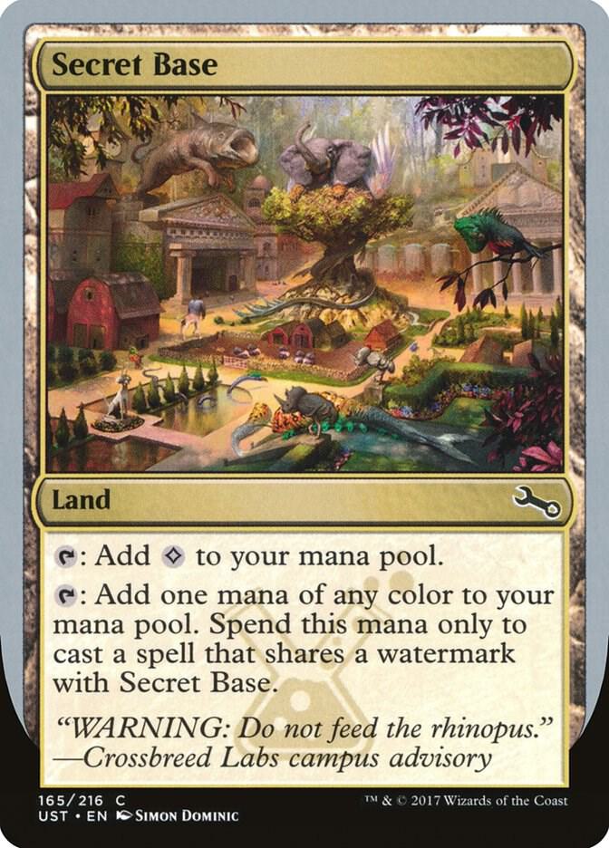 Secret Base (E) 165 card from Unstable