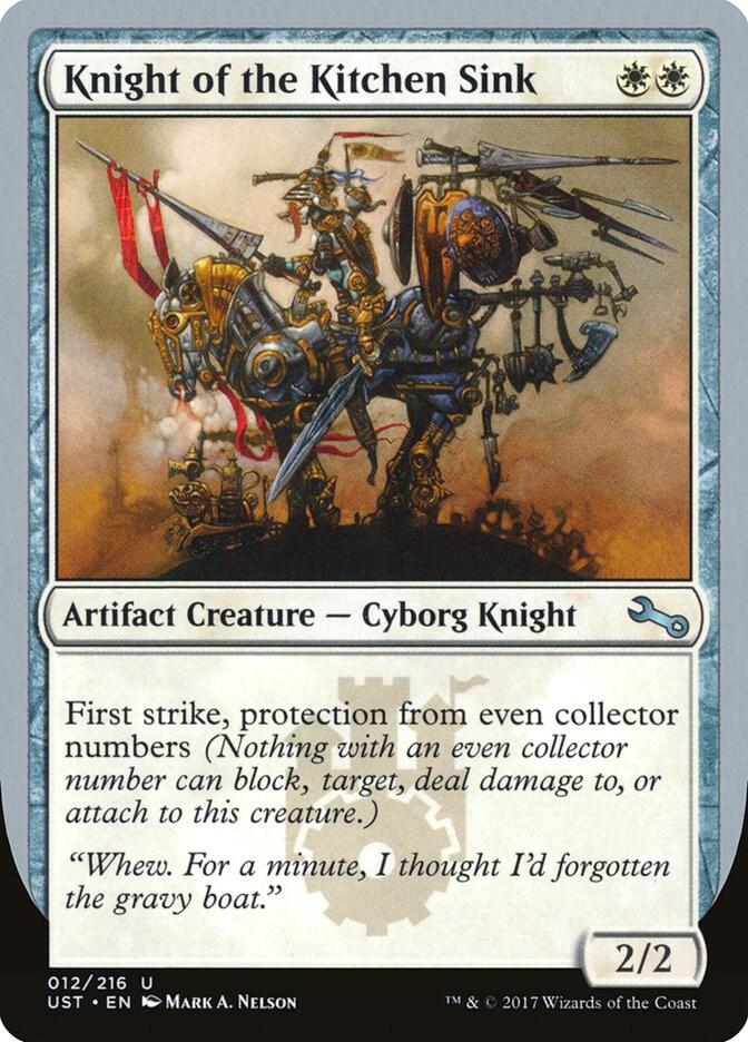 Knight of the Kitchen Sink (B) 12 card from Unstable