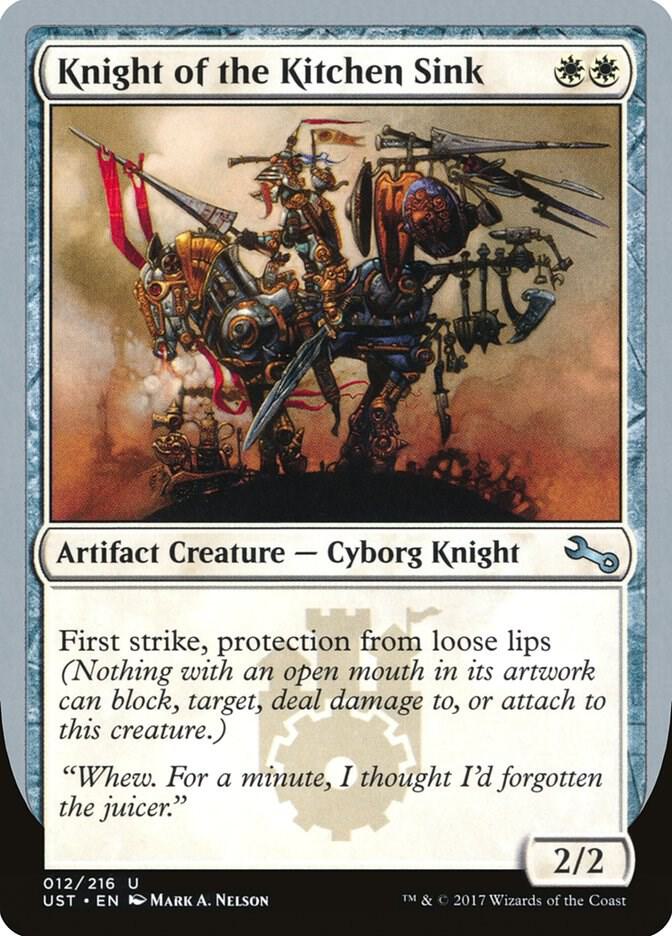 Knight of the Kitchen Sink (C) 12 card from Unstable