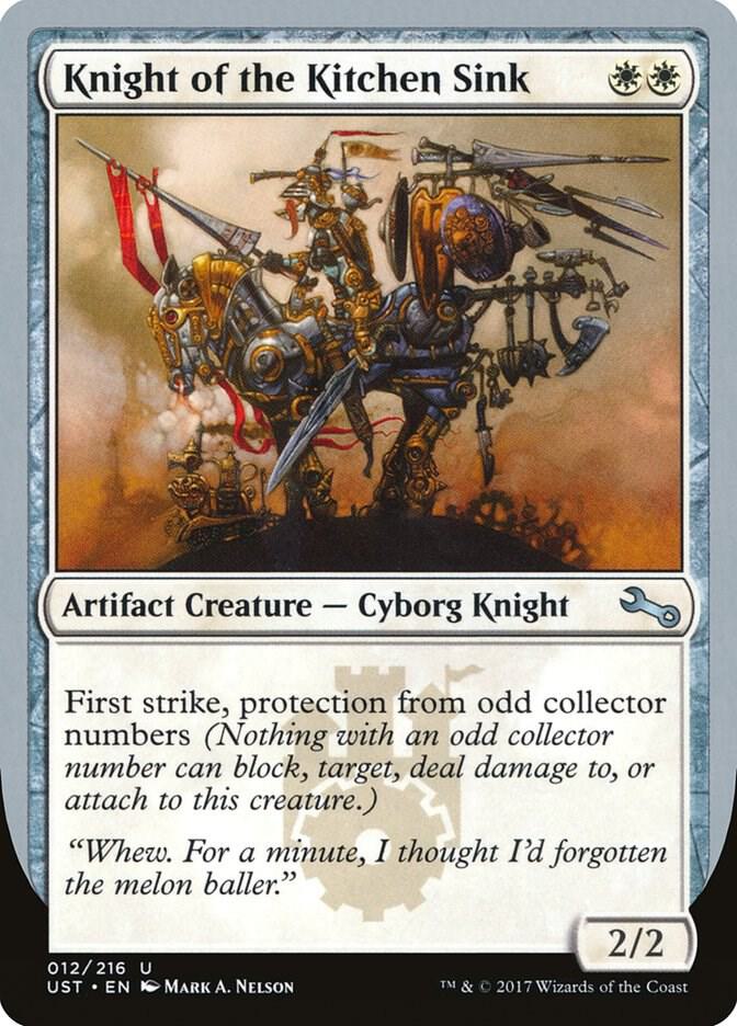 Knight of the Kitchen Sink (D) 12 card from Unstable