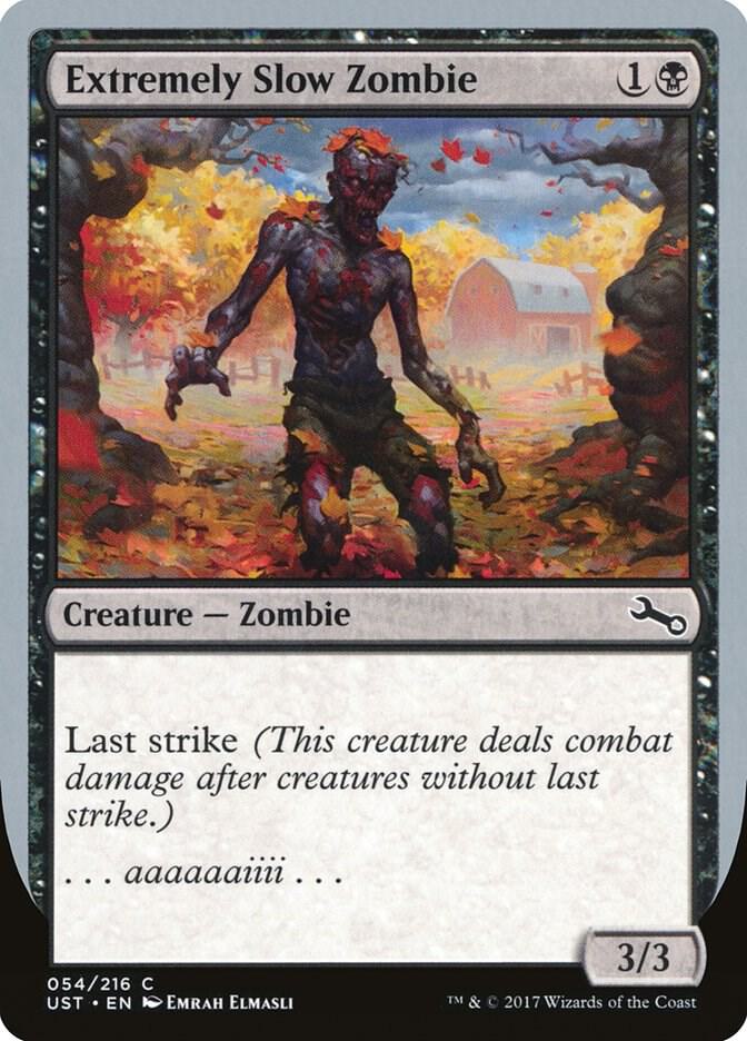 Extremely Slow Zombie (B) 54 card from Unstable